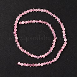 Natürliche madagascar Rosenquarz Perlen Strads&nbsp;G-D655-4mm