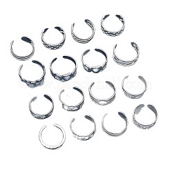 16 Stück 16 verschiedene Zehenring-Sets aus Metalllegierung mit Herz- und Sternmotiv&nbsp;FS-WG5F0D5-01