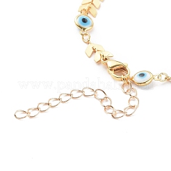 Bracelets de chaîne d'épis en laiton&nbsp;BJEW-JB06184