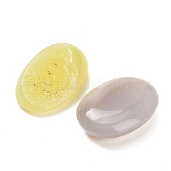 Ornamento ovale in agata geode drusica naturale&nbsp;G-F833-U01-01