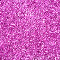 6/0 perline rotonde di vetro trasparenti all'interno colorate&nbsp;SEED-N006-004K