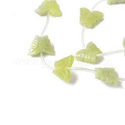 Natürliche Butter Jade Perlen Stränge&nbsp;G-B136-A11