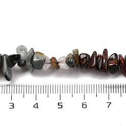 Natürlicher Adlerauge-Stein & Tigerauge & gefärbte rote Tigerauge-Perlenstränge&nbsp;G-L610-A16-01