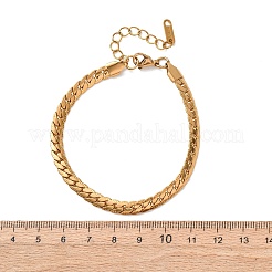 Bracelets à maillons en acier inoxydable 304 pour femmes&nbsp;BJEW-F529-15G