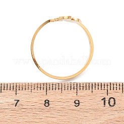 Offene Manschettenringe aus Edelstahl 304&nbsp;LS-RJEW-D337-02G