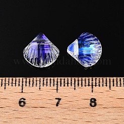 Transparente galvanisierte Glasanhänger&nbsp;EGLA-N005-10
