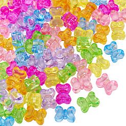 70g 7 Farben transparente Acrylperlen&nbsp;TACR-TA0001-80