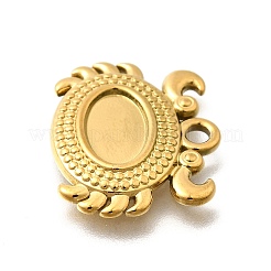 Cabochon pendenti in acciaio inossidabile 304&nbsp;STAS-E545-04C-G