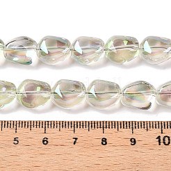 Chapelets de perles en verre électroplaqué&nbsp;EGLA-T021-08D