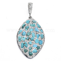 Fimo Strass Anhänger&nbsp;RB-S056-12B-P