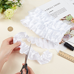 Gekräuseltes Stoffband&nbsp;DIY-WH0410-37