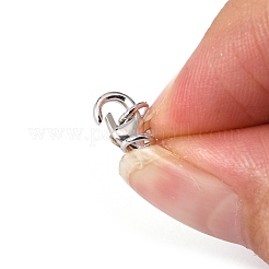 Sterling Silber Karabinerverschlüsse&nbsp;X-STER-I010-9mm