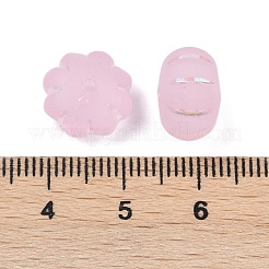 Gefrostet transparent Acrylperlen&nbsp;OACR-P029-03B-05