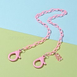 Colliers de chaîne de câble en plastique ABS personnalisés&nbsp;NJEW-JN03220-03