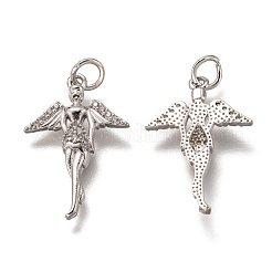 Pendentifs en laiton zircon cubique transparent&nbsp;ZIRC-I051-10P
