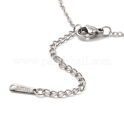 Anlaufgeschützte Muttertags-Armbänder aus 304 Edelstahl mit Ma-Ma-Gliederketten für Frauen&nbsp;BJEW-Q335-01A-P