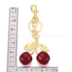 Porte-clés cerise en alliage de résine&nbsp;PALLOY-N179-15G