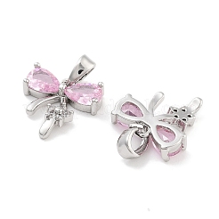 Colgante micropavé cubic zirconia de latón&nbsp;KK-P271-06P-B