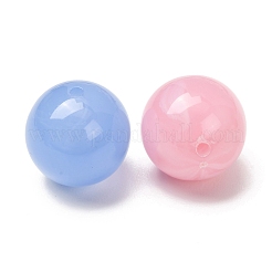 Zweifarbige Acrylperlen in Edelsteinoptik&nbsp;AC-CBA7B05-14