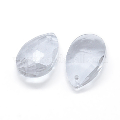 Facettierten Glas-Anhänger&nbsp;GLAA-F069-S-A01