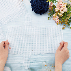Plastik-Mesh-Canvas-Taschenblätter&nbsp;DIY-WH0045-39A