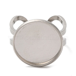 Anlaufgeschützte offene Manschettenbeschläge aus Edelstahl 304&nbsp;STAS-R123-02B-P