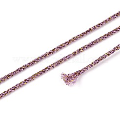 Cordones trenzados redondos de poliéster teñido&nbsp;OCOR-N009-03B-01
