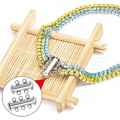 10 set di 2 fermagli scorrevoli in acciaio inossidabile 304&nbsp;STAS-ME0003-55