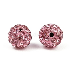 Polymer Ton Strass Perlen&nbsp;RB-H284-6MM-Half-223