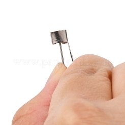 Eisen Brosche Sicherheitsverschluss bar Pins Pin zurück mit 2-Loch&nbsp;IFIN-N3292-02