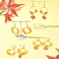 DIY-Sets zum Herstellen von Ohrringen aus Acrylperlen&nbsp;DIY-FS0006-67C