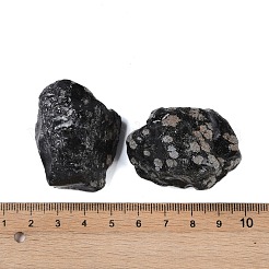 Rohe grobe natürliche Schneeflockenobsidianperlen&nbsp;G-C140-08