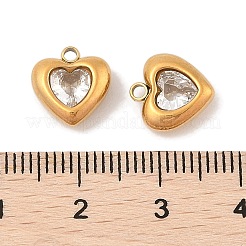 Placcatura ionica (ip) 304 acciaio inossidabile micro pavé zirconia cubica pendenti&nbsp;STAS-S131-17G-04