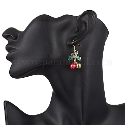 Ohrringe aus Glasperlen mit Backfarbe&nbsp;EJEW-TA00665