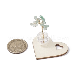 Chips d'aventurine verte naturelle décorations d'arbre de vie&nbsp;AJEW-JD00014-02