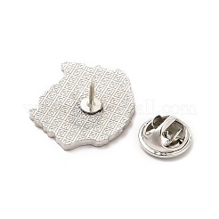Spilla cane smaltata con pochette a farfalla in ottone&nbsp;LS-JEWB-A006-05D