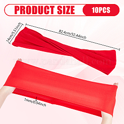 Elastische elegante Stuhlhussenschärpen aus Polyestersatin&nbsp;AJEW-WH0678-86A