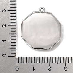 Anhänger aus Edelstahl 304 und natürlicher Paua-Muschel&nbsp;SH-CBA7184-01D-P