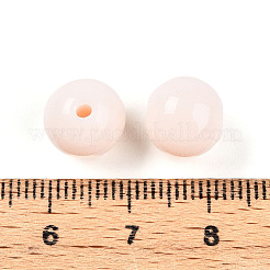 Perle di vetro di colore solido opaco&nbsp;GLAA-N007-10mm-A01