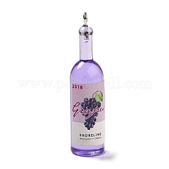 Pendenti per bottiglie di vino in resina trasparente&nbsp;RESI-P030-01P