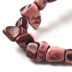 Hebras de cuentas de concha de trochus naturales teñidas&nbsp;BSHE-Z006-01D