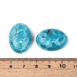 Gefärbte natürliche weiße Jade Cabochons&nbsp;G-T144-74