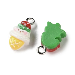 Pendentifs de noël en résine opaque&nbsp;RESI-I352-01P-02