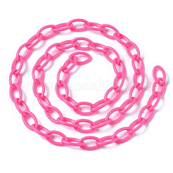 Handgefertigte undurchsichtige Acrylkabelketten&nbsp;KY-N014-001H