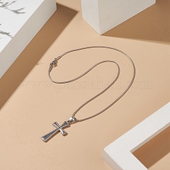 Colliers à chaîne serpent en acier inoxydable 304 anti-ternissement&nbsp;NJEW-JN04190