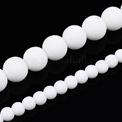 Chapelets de perles en verre opaques&nbsp;GLAA-T032-P4mm-MD02