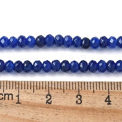 Gefärbte natürliche Malaysia Jade Rondelle Perlen&nbsp;G-E316-2x4mm-68