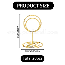 20 support photo mémo en acier au carbone&nbsp;AJEW-SP0003-37