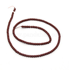 Chapelets de perles en hématite synthétique sans magnétiques&nbsp;G-WH0018-01N