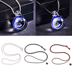 DIY Schmuck Galaxie Universum Ball Halsketten machen&nbsp;DIY-BC0009-20A